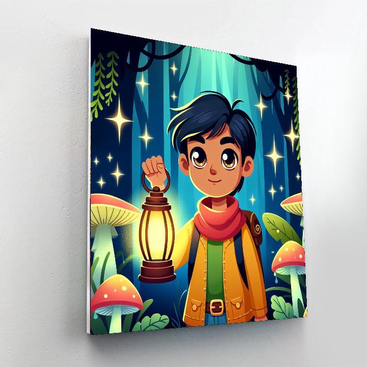 Mystical Woodland Quest Painting Number Kit