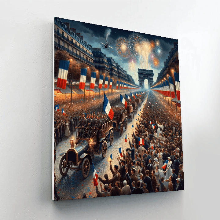 Bastille Day - France Paint By Numbers Art