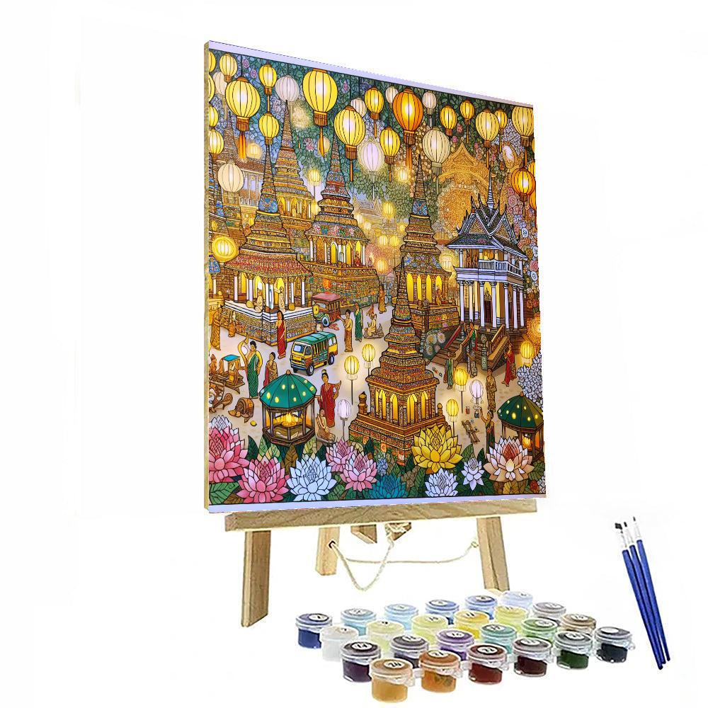 Day Of Vesak - Sri Lanka Paint By Numbers Art