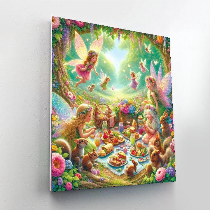 Fairy Tale Forest Picnic Paint By Number