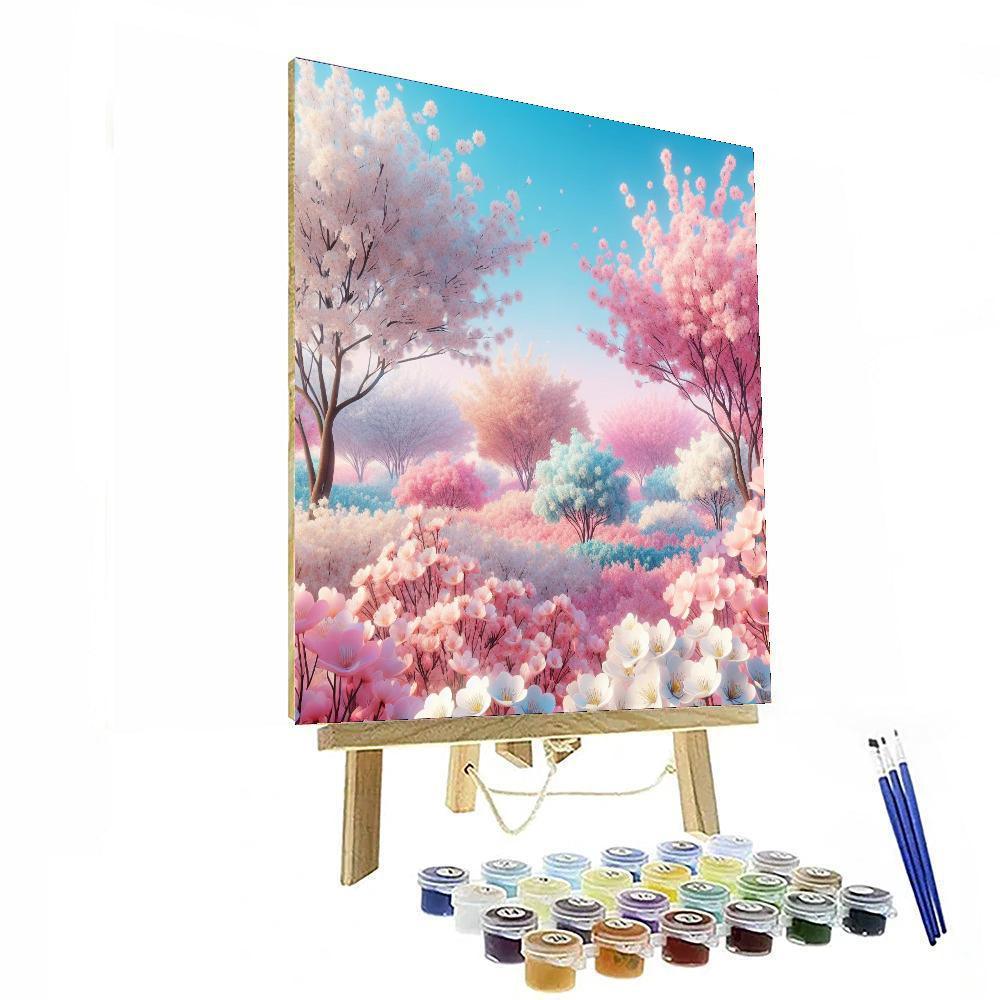 Spring Blossom Enchantment Paint By Color