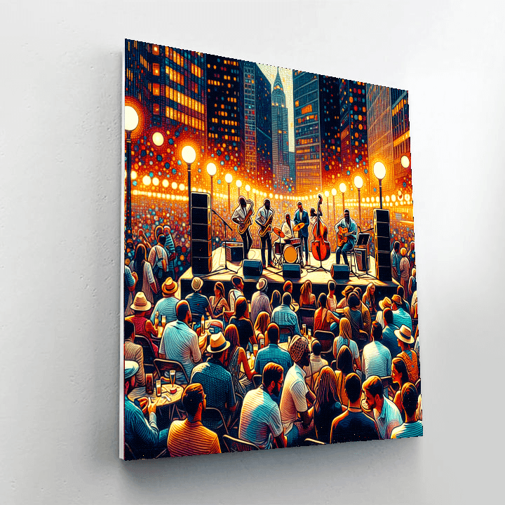 Montréal International Jazz Festival - Montreal, Canada Number Painting