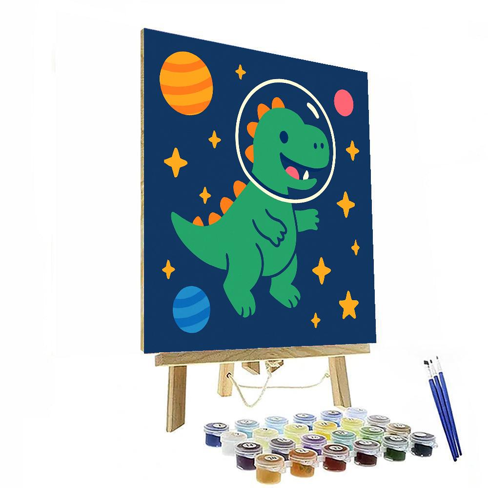 Galactic Dino Explorer Paint By Number