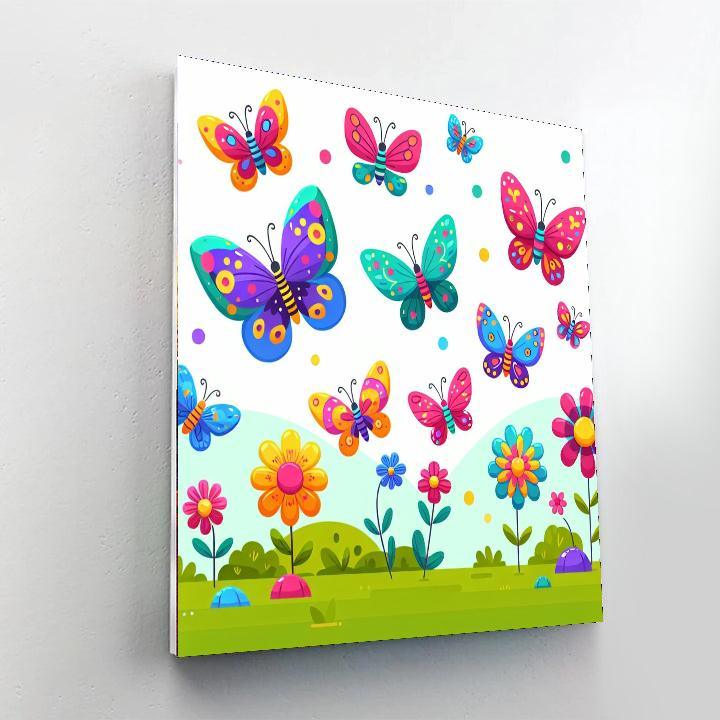Butterfly Bonanza Paint By Numbers