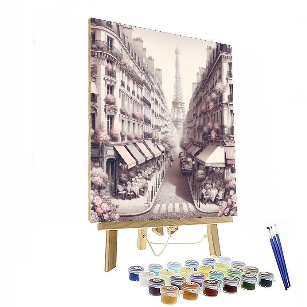 Romantic Parisian Streets Paint By Number