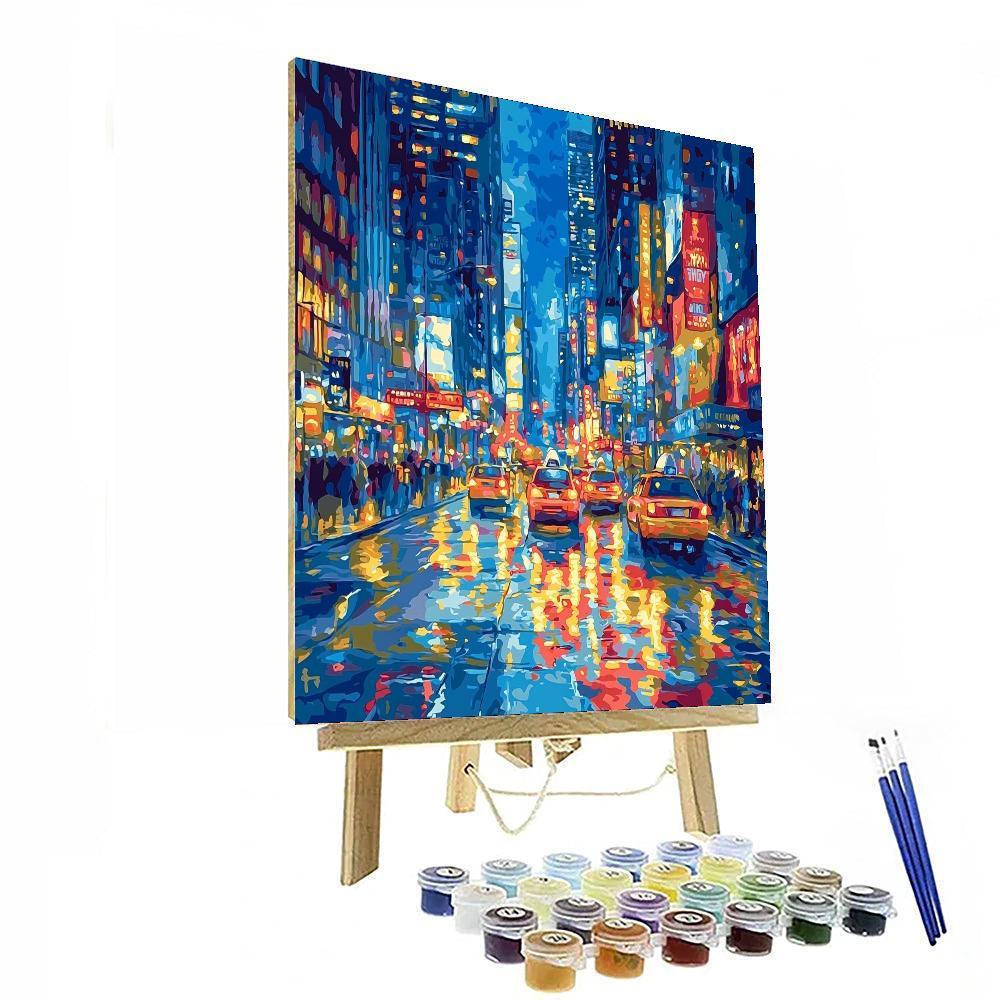 Edward Hopper Inspired City Lights Reverie  Paint By Numbers Kits
