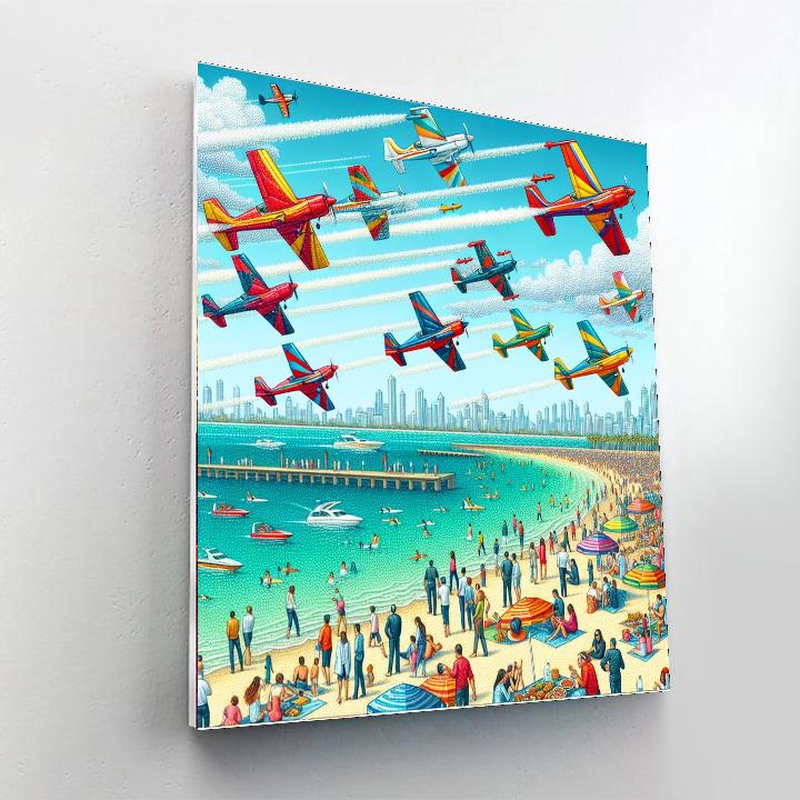 Kuwait Red Bull Air Race Paint By Color