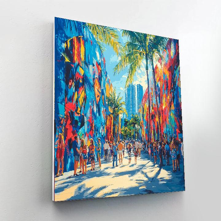 Street Art In Wynwood Walls Numbered Painting Kits