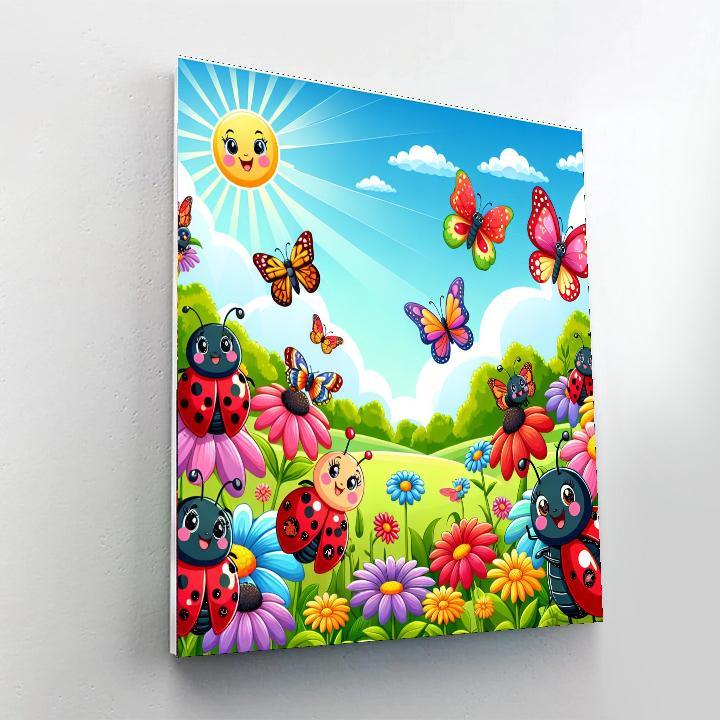 Doodle In The Garden Paint By Numbers Kits
