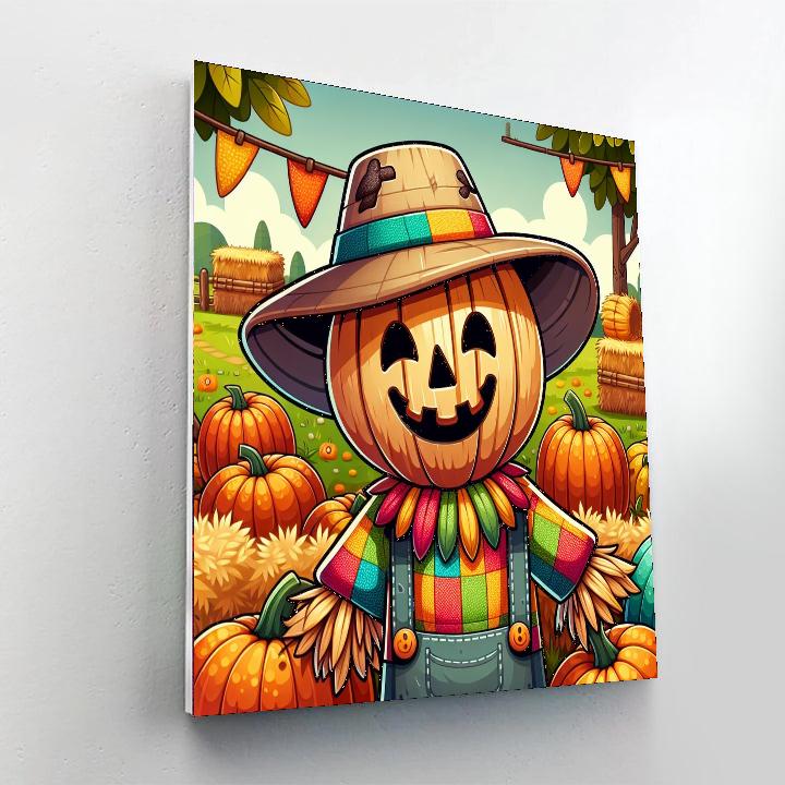 Silly Scarecrow Numbered Painting Kits