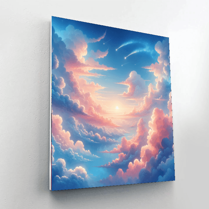 Dreamy Cloud Kingdom Paint By Color