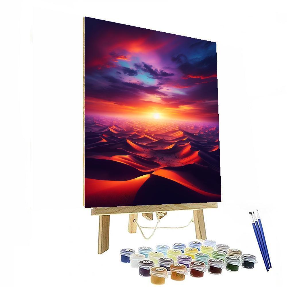 Desert Mirage Mystique - DIY Painting By Numbers Kit – Artistry Rack