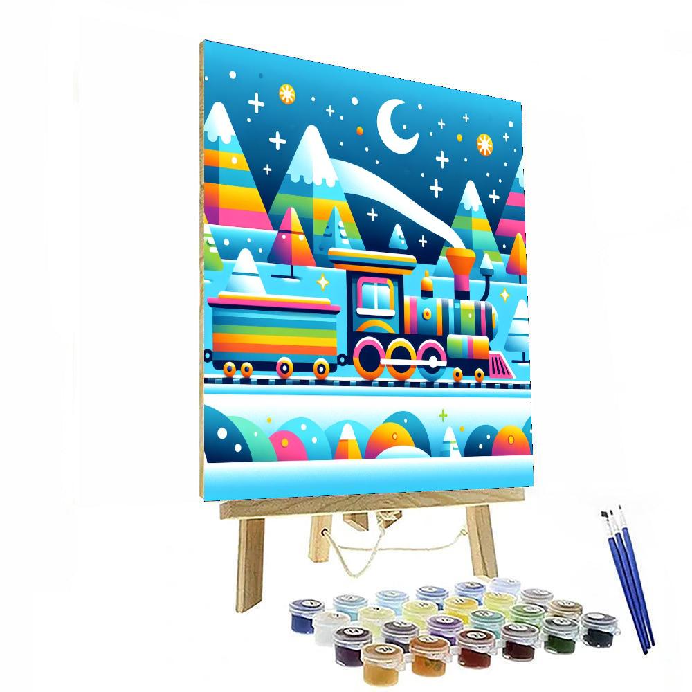 Polar Express Journey Numbered Painting Kits