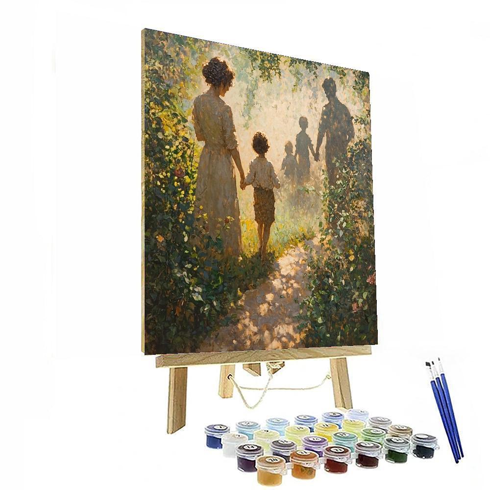 Holding Hands Through Time Paint By Numbers Kits