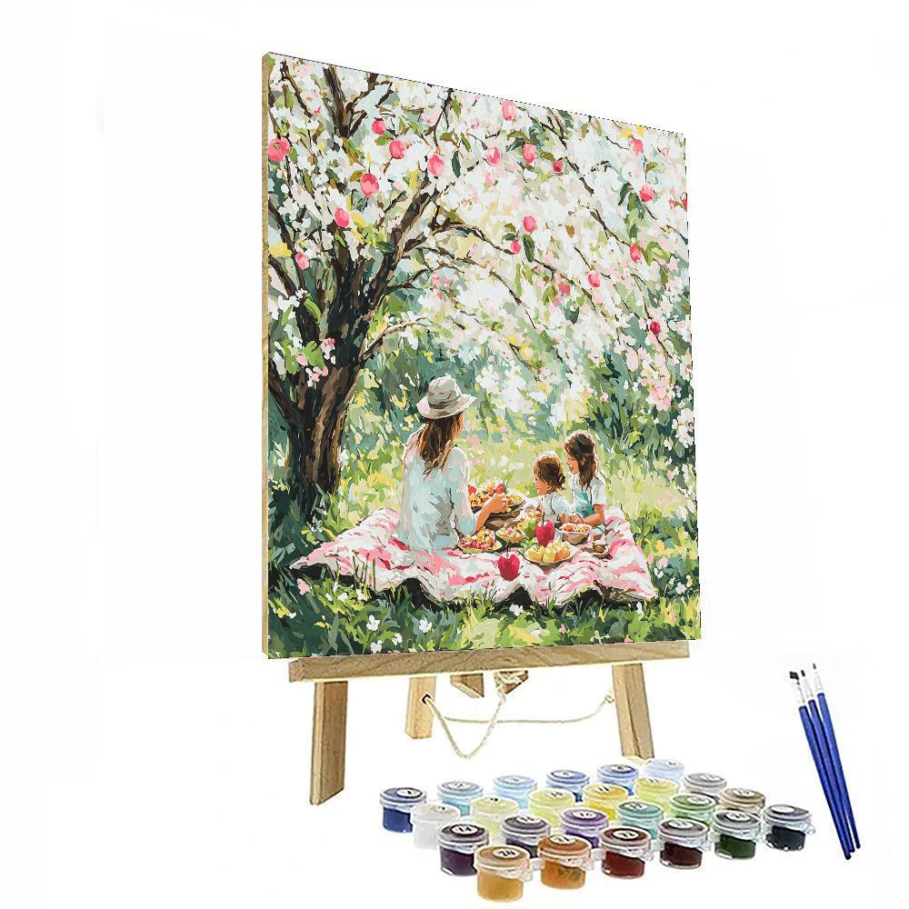 Springtime Picnic Bliss Paint By Numbers