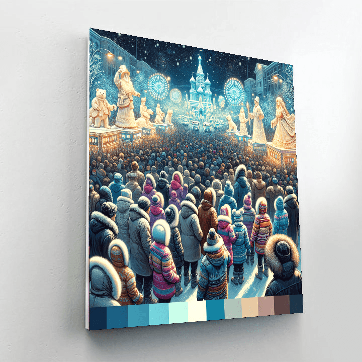 Carnaval De Québec - Canada Number Painting