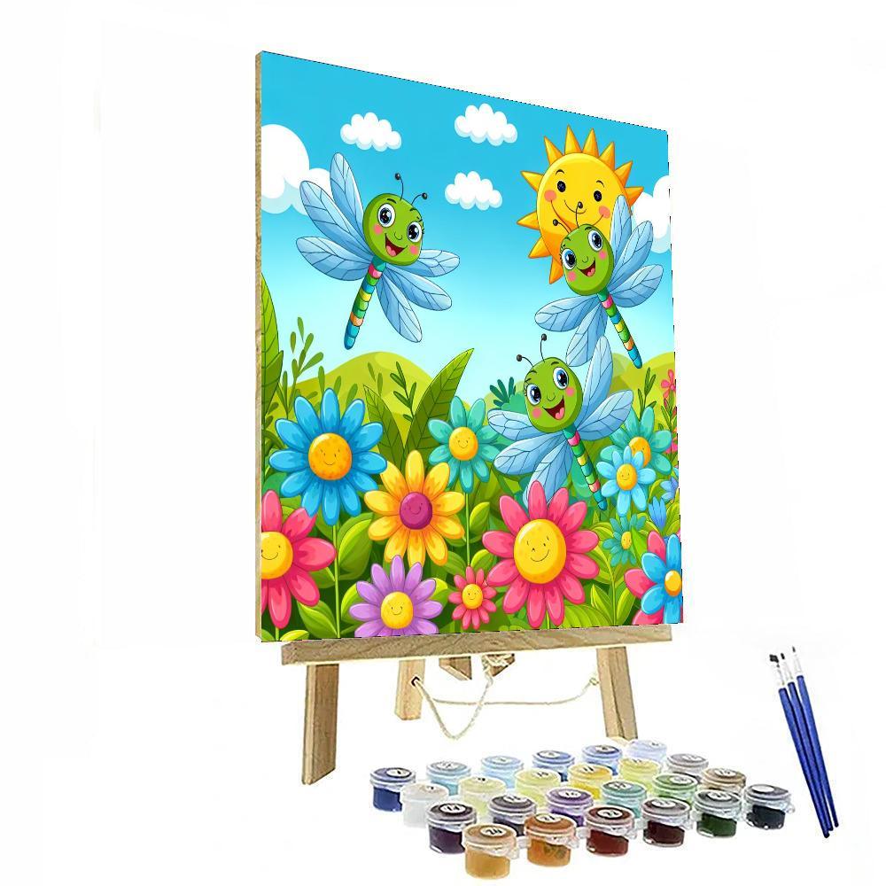 Adventurous Dragonflies Paint By Numbers Kits