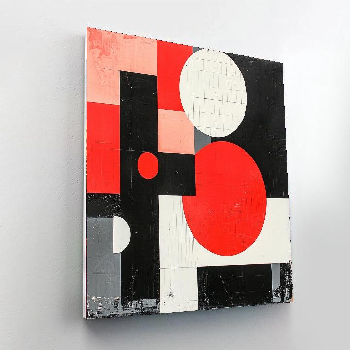 Kazimir Malevich Inspired Visionary Structures  Numbered Painting Kits