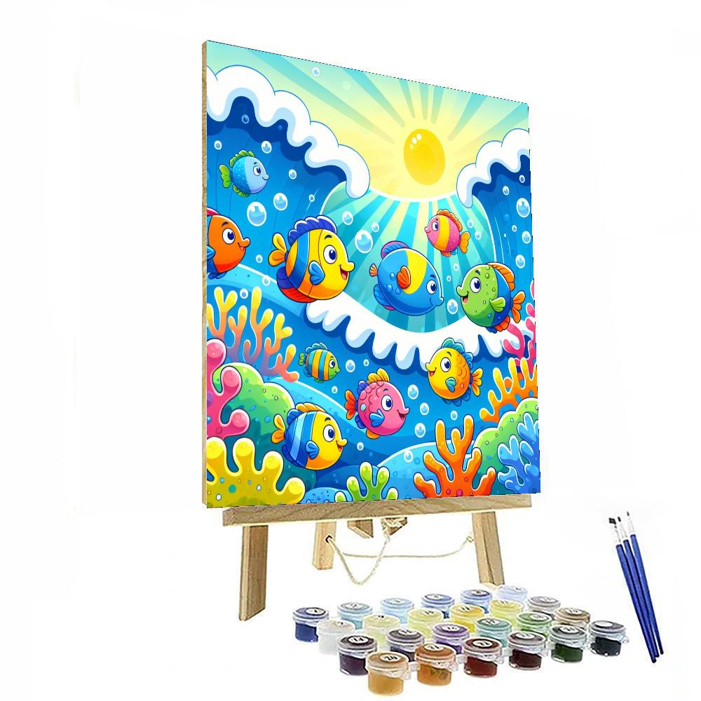Wonders Of The Coral Reef Paint By Numbers Art