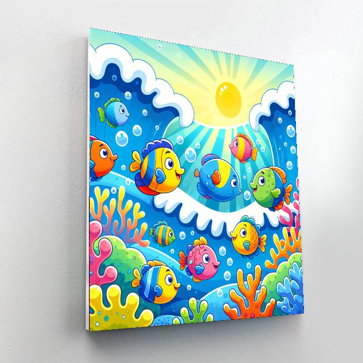 Wonders Of The Coral Reef Paint By Numbers Art