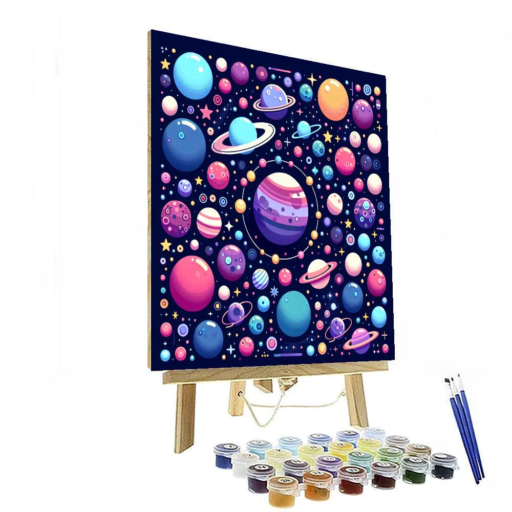 Colorful Galaxy Adventure DIY Paint By Numbers