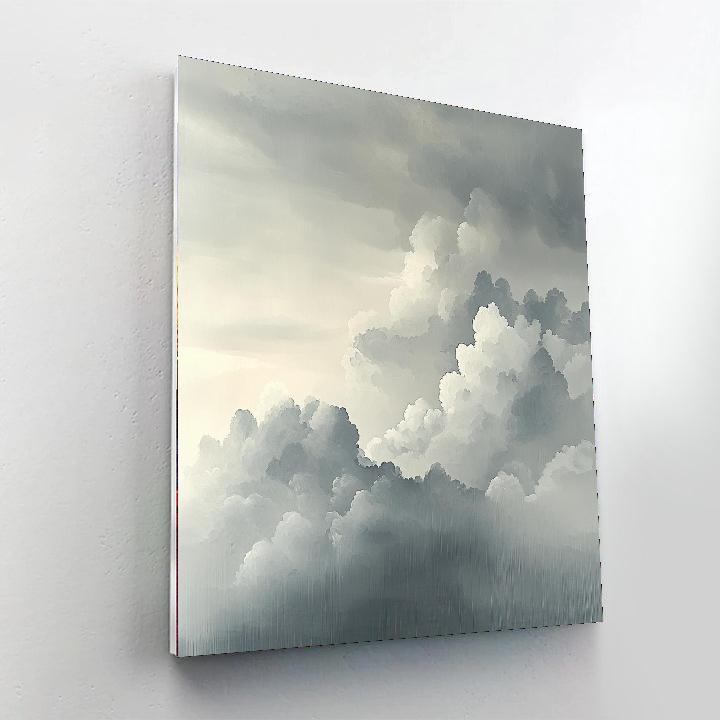 Zhao Mengfu Inspired Eternal Essence Of Clouds  Paint By Color