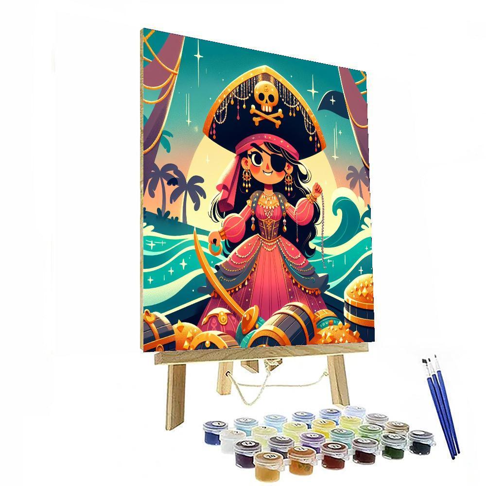 Daring Pirate Paint By Numbers Art
