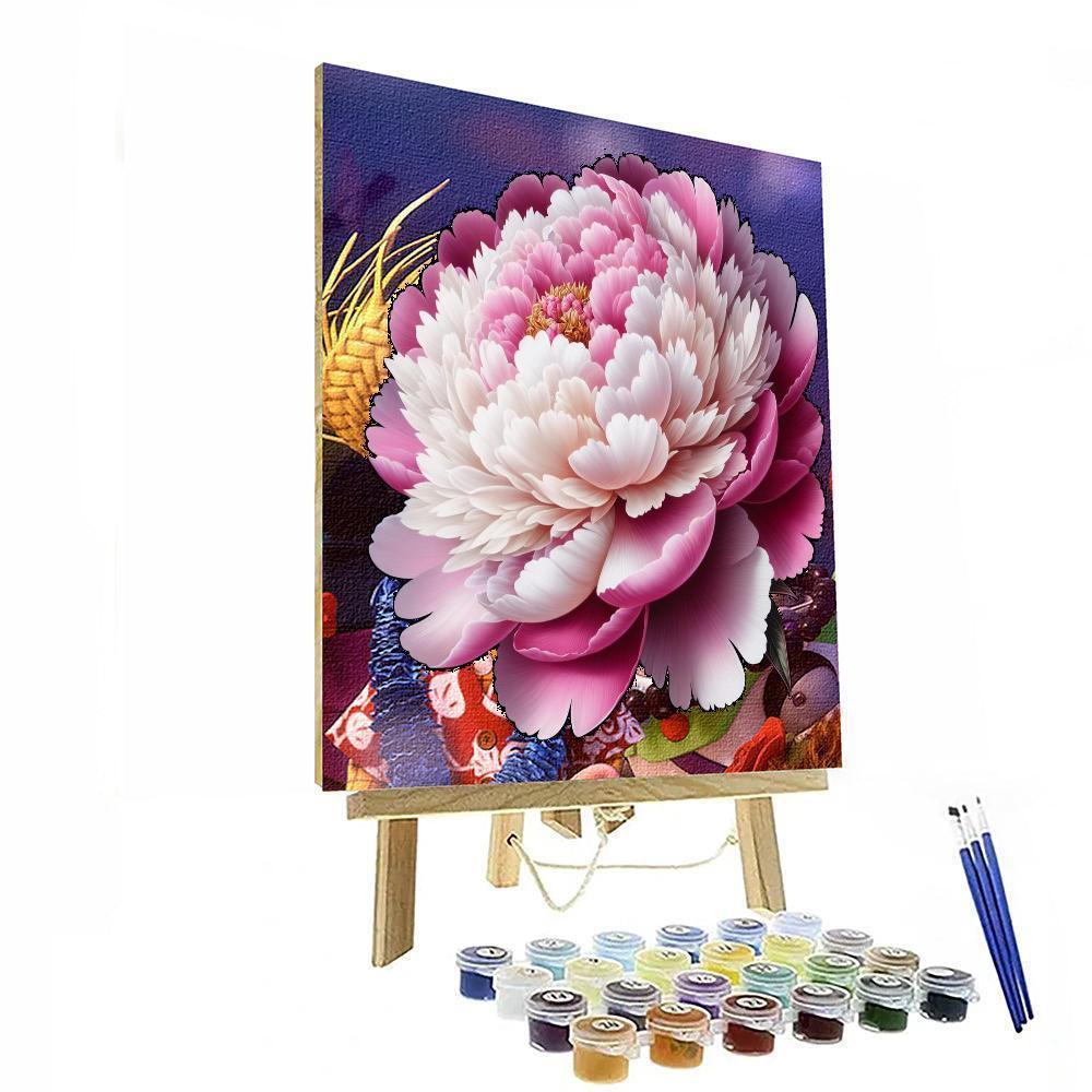 Elegant Peony Blossom Paint By Numbers Kits