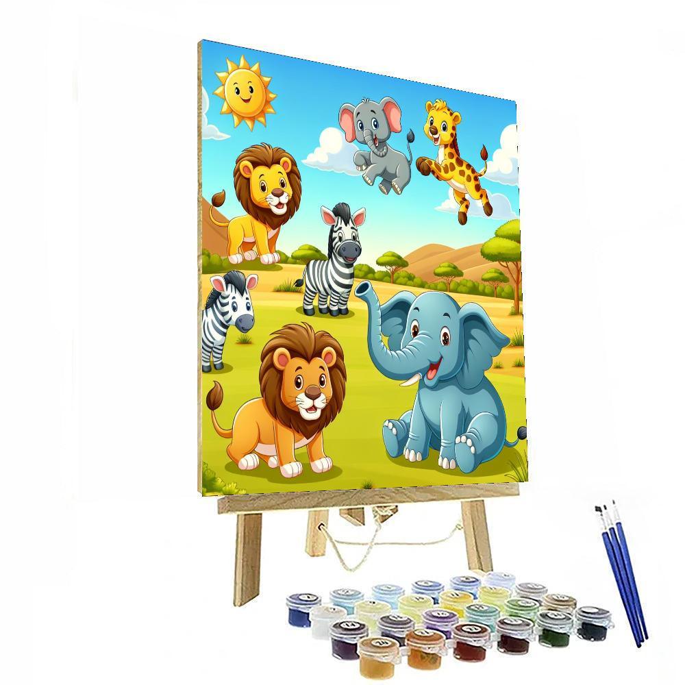 Safari Exploration Expedition DIY Paint By Numbers