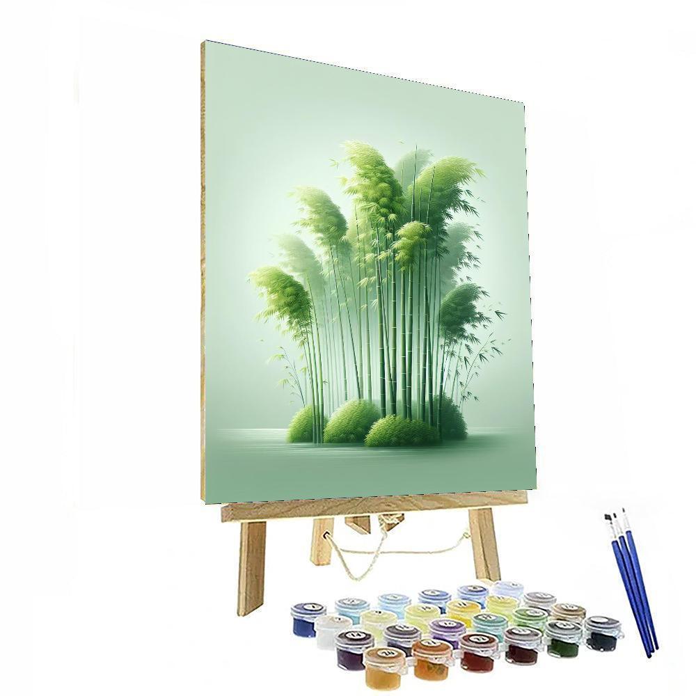 Meditative Zen Bamboo Paint By Color