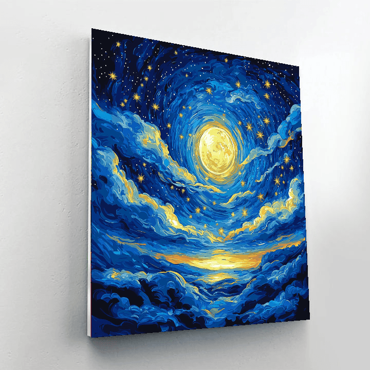 Vincent Van Gogh Inspired Celestial Skies Of Inspiration  Paint By Numbers Kits