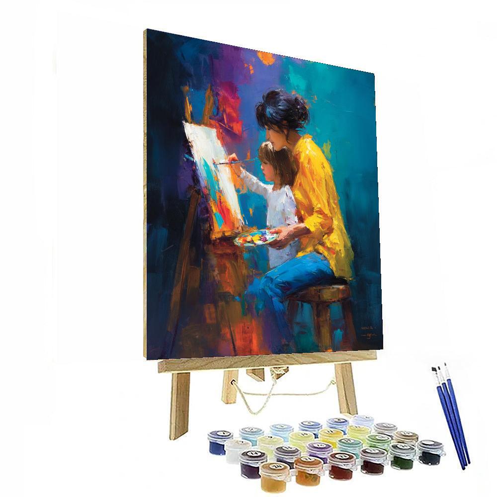 Canvas Of Love Number Painting