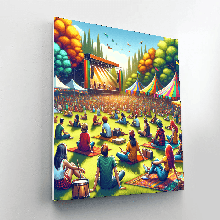 Big Chill Festival - England DIY Paint By Numbers