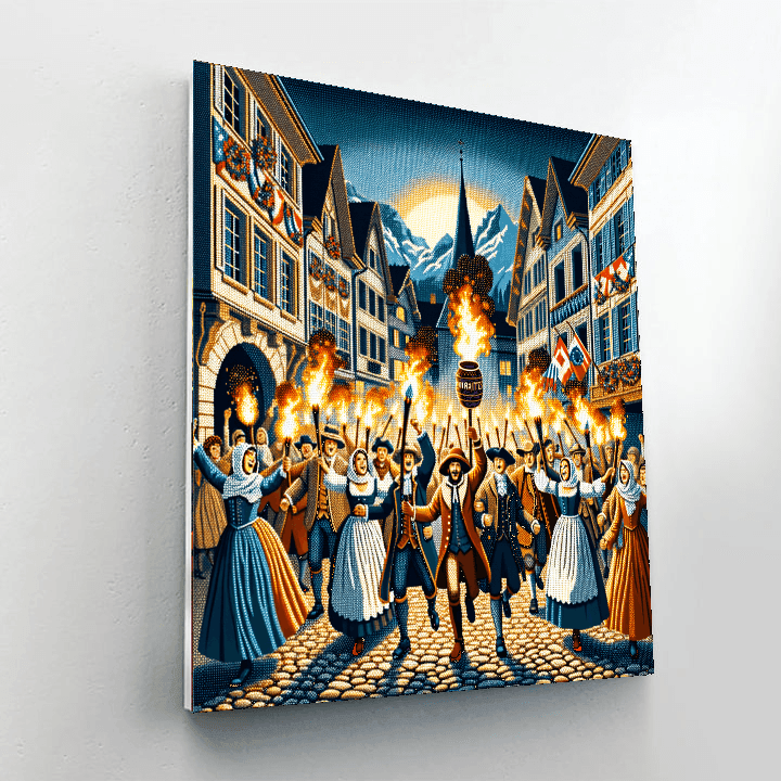 L'escalade - Switzerland DIY Paint By Numbers