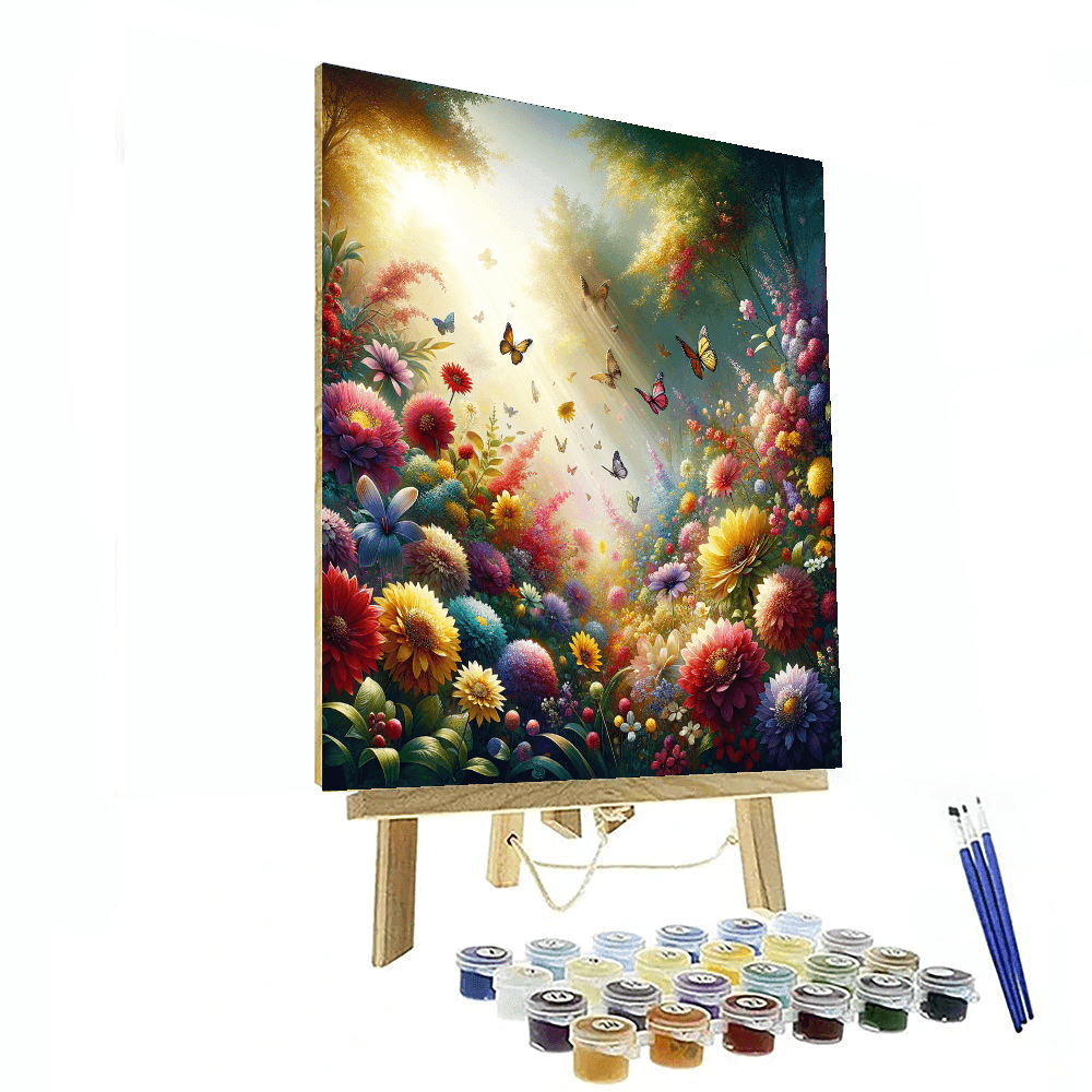 Radiant Garden Escape - DIY Painting By Numbers Kit