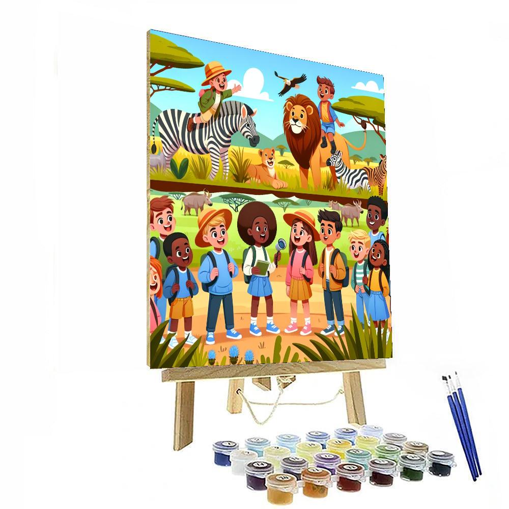 Safari Explorer's Journey Paint By Number
