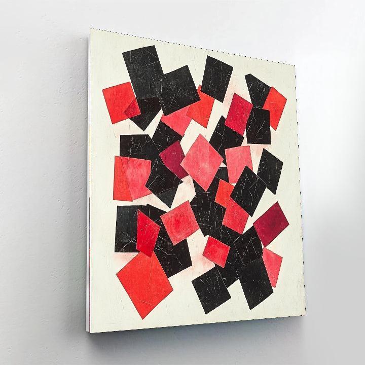 Kazimir Malevich Inspired Fragments Of Form  Paint By Numbers