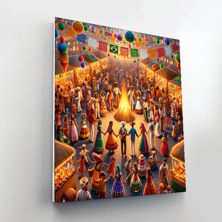 Festa Junina Number Painting