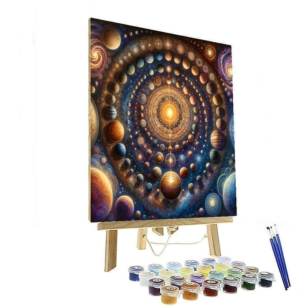 Celestial Harmony Celebration Painting Number Kit