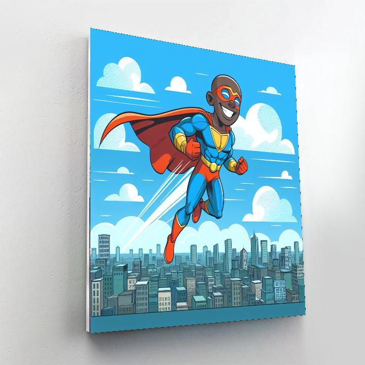 Superhero Action Pack Painting By Numbers Kit