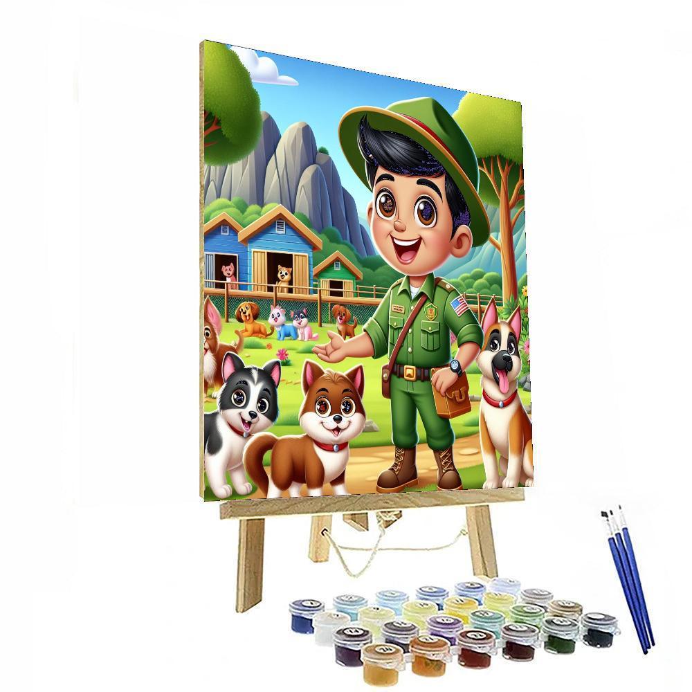 Pet Rescue Ranger Adventure Paint By Numbers Kits