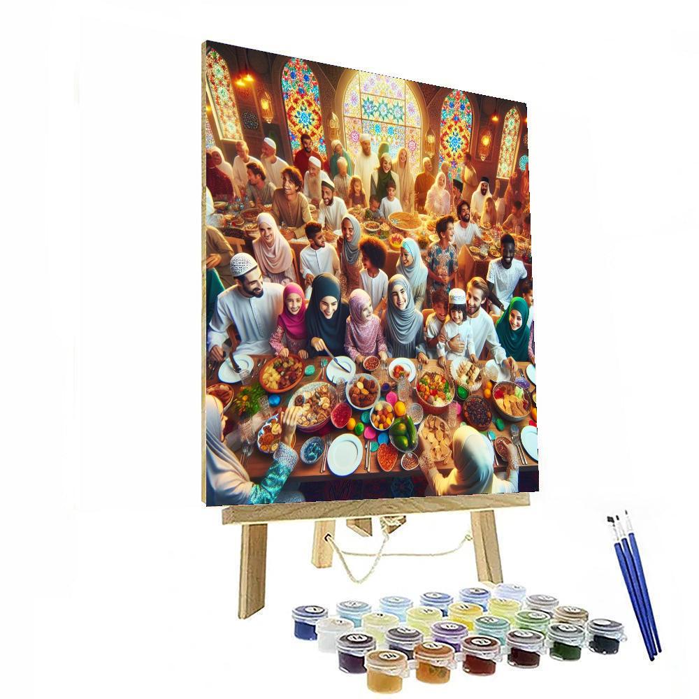 Eid Al-fitr - Worldwide Number Painting