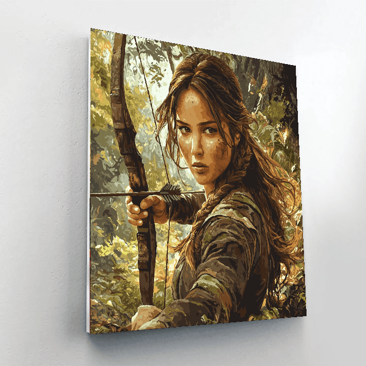 Jennifer Lawrence: The Effervescent Star Of Katniss Paint By Number