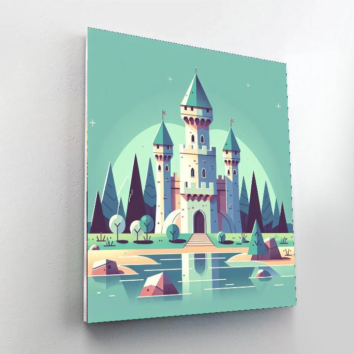 Mystical Castle Keep Paint By Color