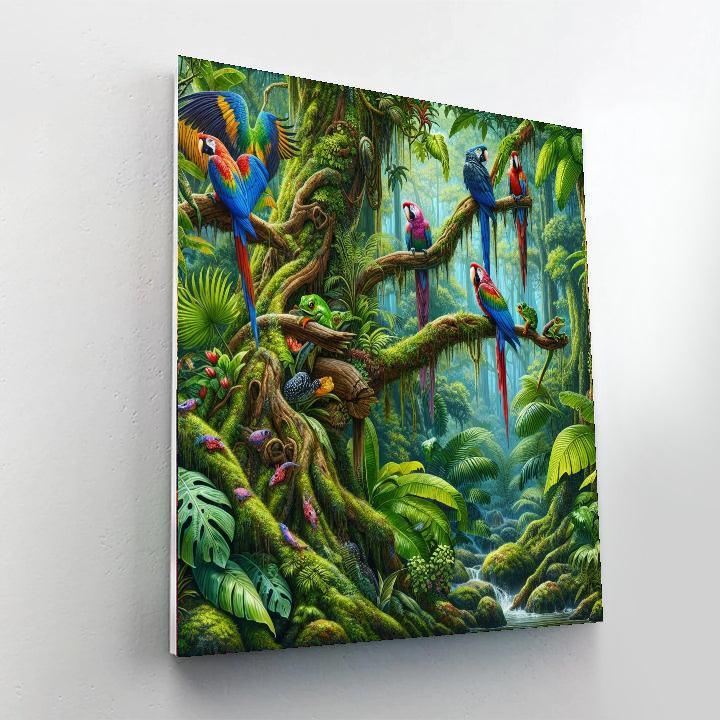 Rainforest Explorer's Delight Paint By Color