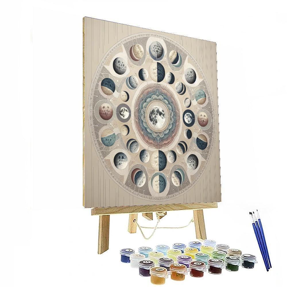 Lunar Elegance Tapestry Paint By Number
