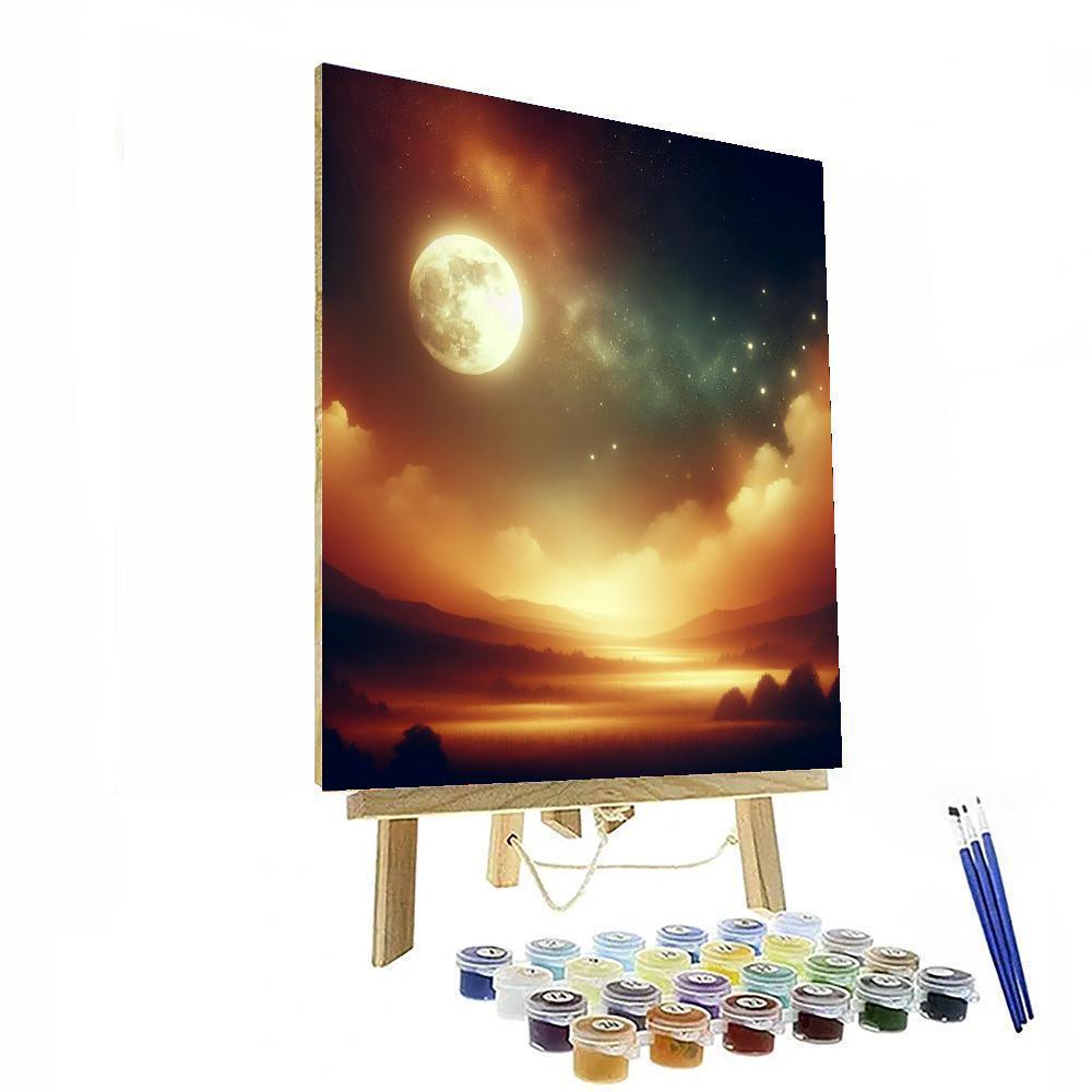 Radiant Harvest Moon Numbered Painting Kits
