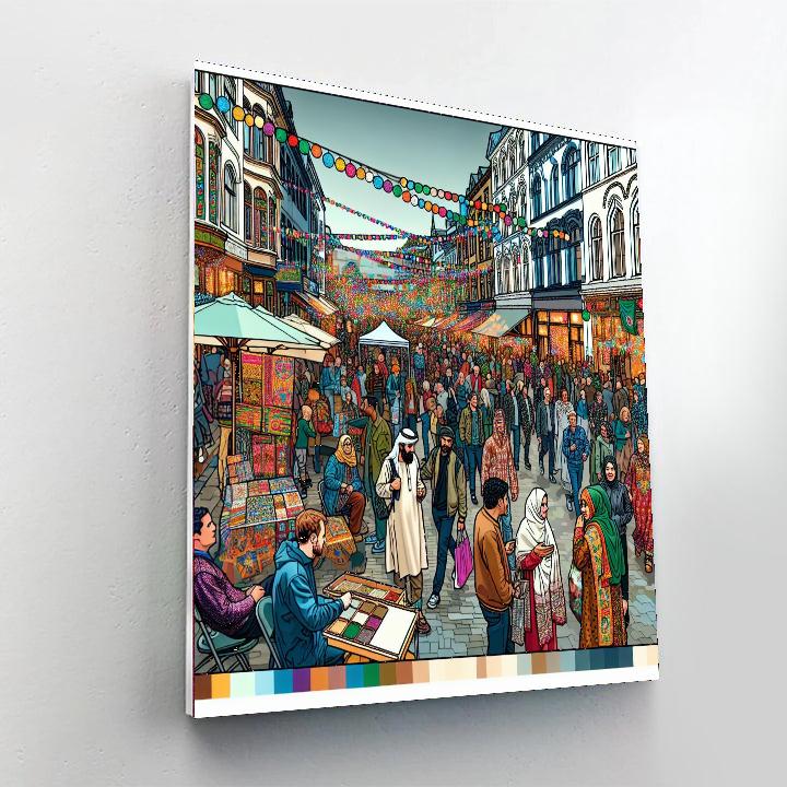 Reykjavik Cultural Night Paint By Numbers Art