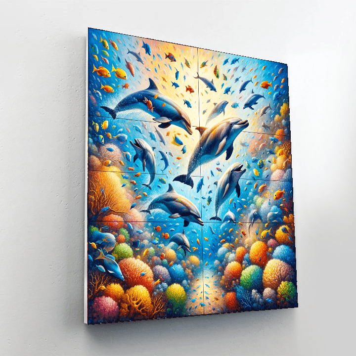 Joyful Underwater World DIY Paint By Numbers