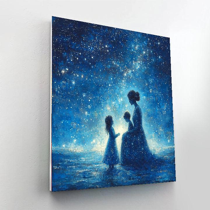 Starry Night Conversations Number Painting